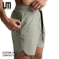 2025 Hot Sale Men Summer Jogger Shorts Quick Dry Gym Running Shorts with Zipper Pocket Bodybuilding Sport Short Pants (OEM/ODM)
