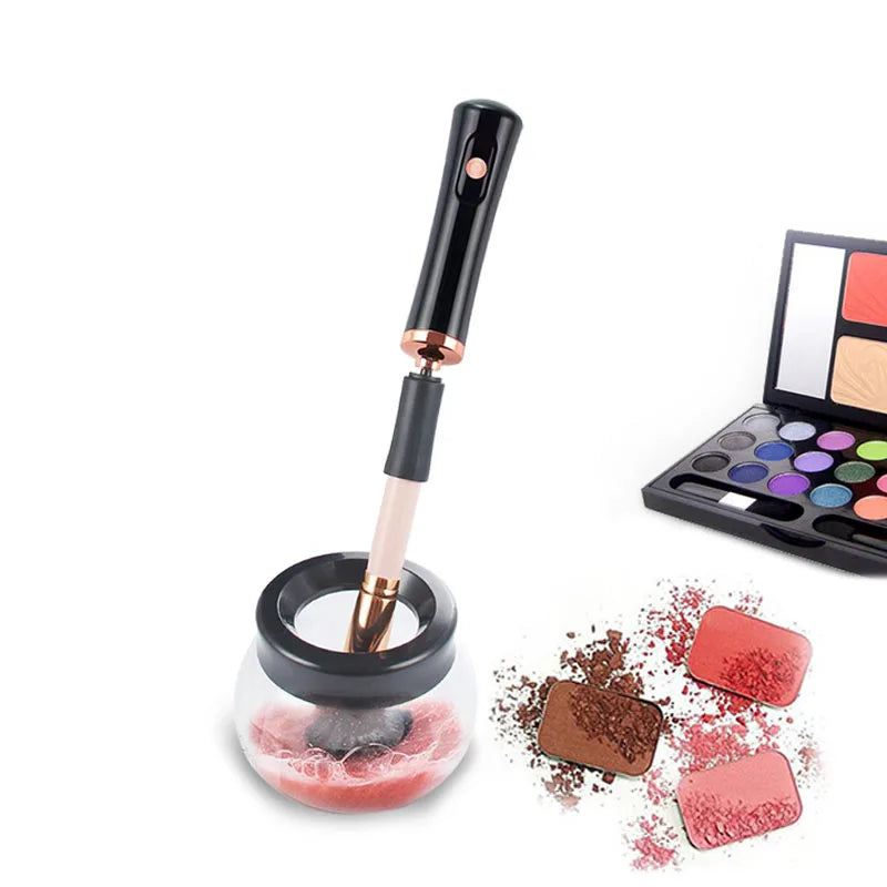 Electric Facial Make up Brush Cleaner Machine Silicone Automatic Makeup Brush Cleaner Brush Set Clean L1