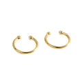 Minimalist Fashion Ear Cuff Clip on Earrings for Women Men Girl Without Piercing Nose Ring Jewelry