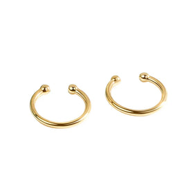 Minimalist Fashion Ear Cuff Clip on Earrings for Women Men Girl Without Piercing Nose Ring Jewelry