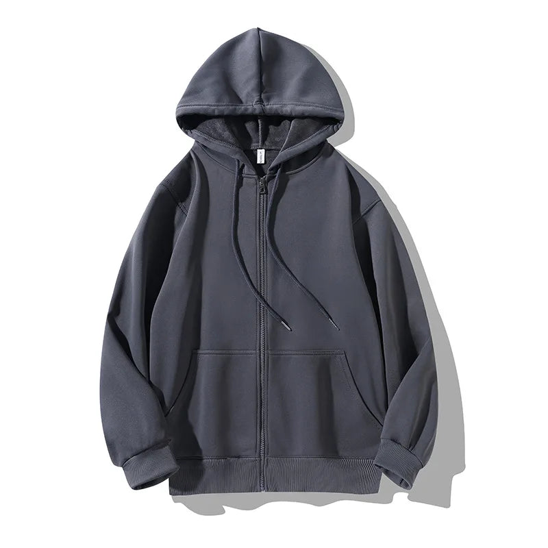 Custom Mens Sport Zipper Hoodies Embroidered or Printed Logo Blank Cotton Zip up in Black and Red Hoodies for Unisex