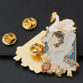 Painted Metal Badge Custom Cartoon Peripheral Badge