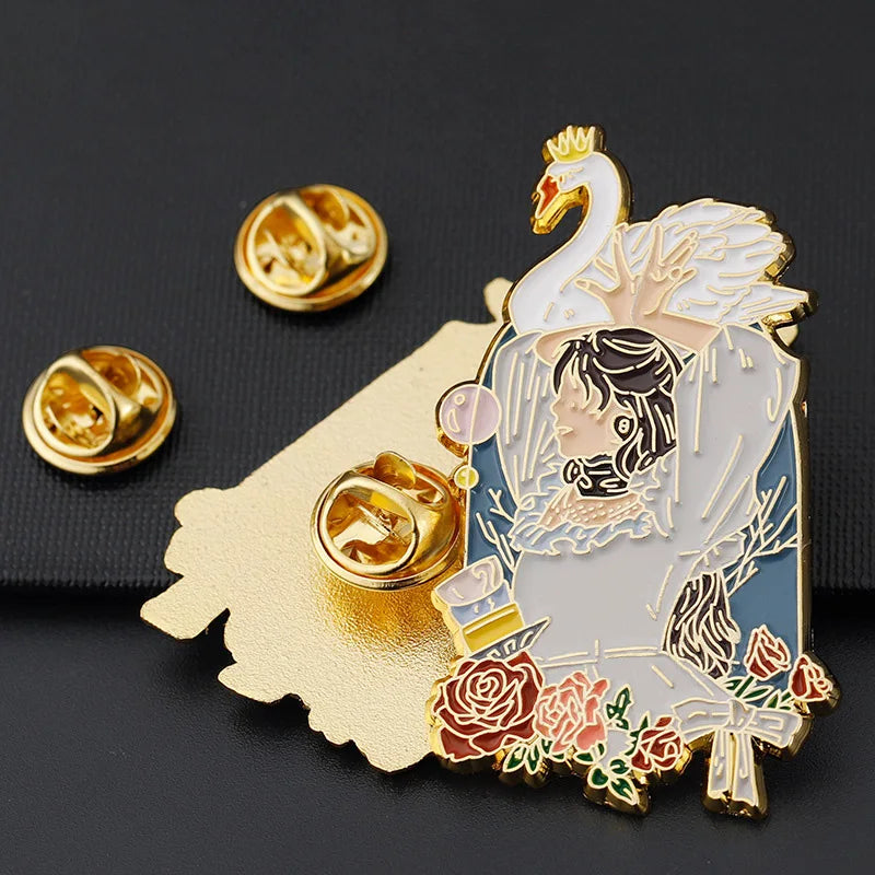 Painted Metal Badge Custom Cartoon Peripheral Badge