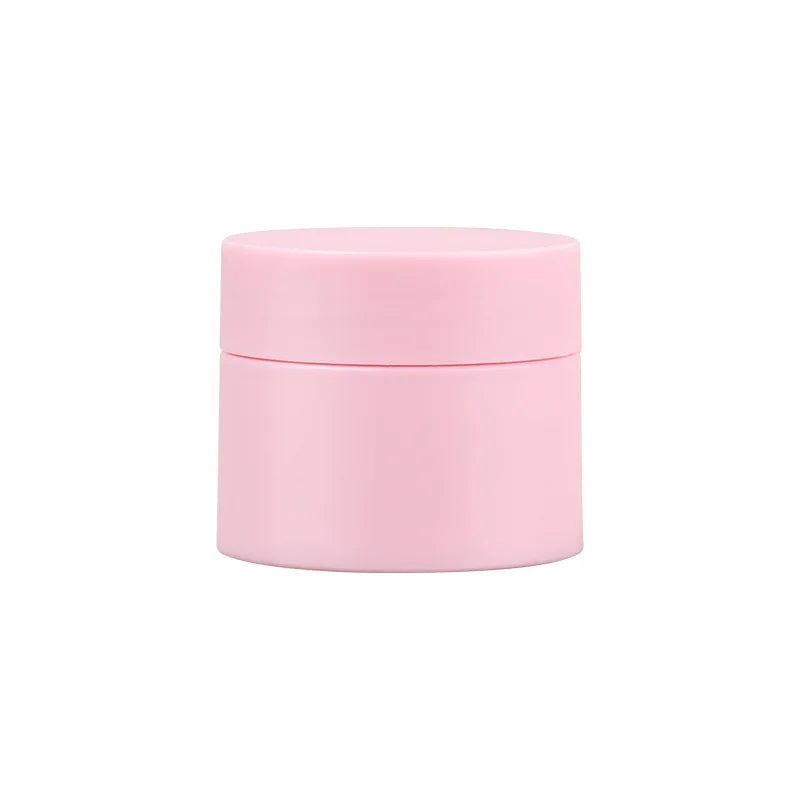 2024 Low Price Wholesale Good Quality Mini pink Plastic Jars with Lids for Skincare Cosmetic