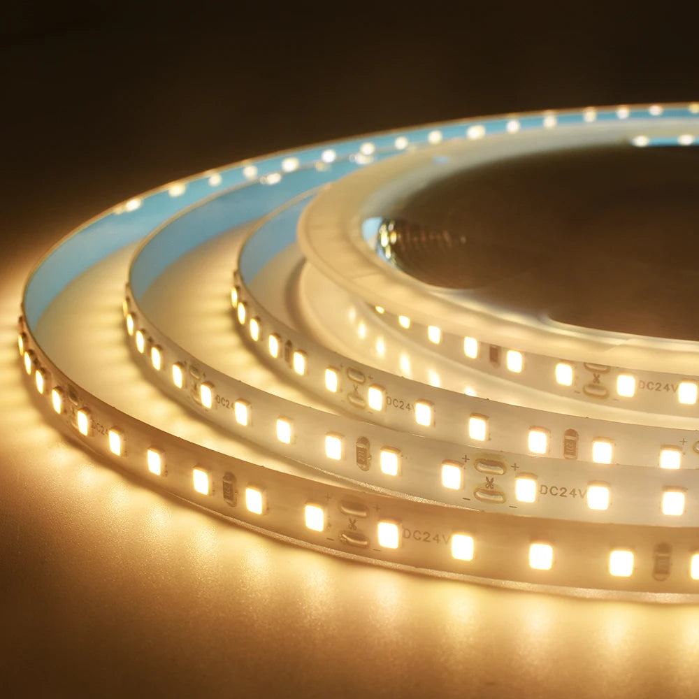 Factory Price Smart Led Strip SMD 2835 Warm White 2700K 3000K 4000K 6000K DC24V 120leds/m CRI90 8mm IP20 Led Light Strip