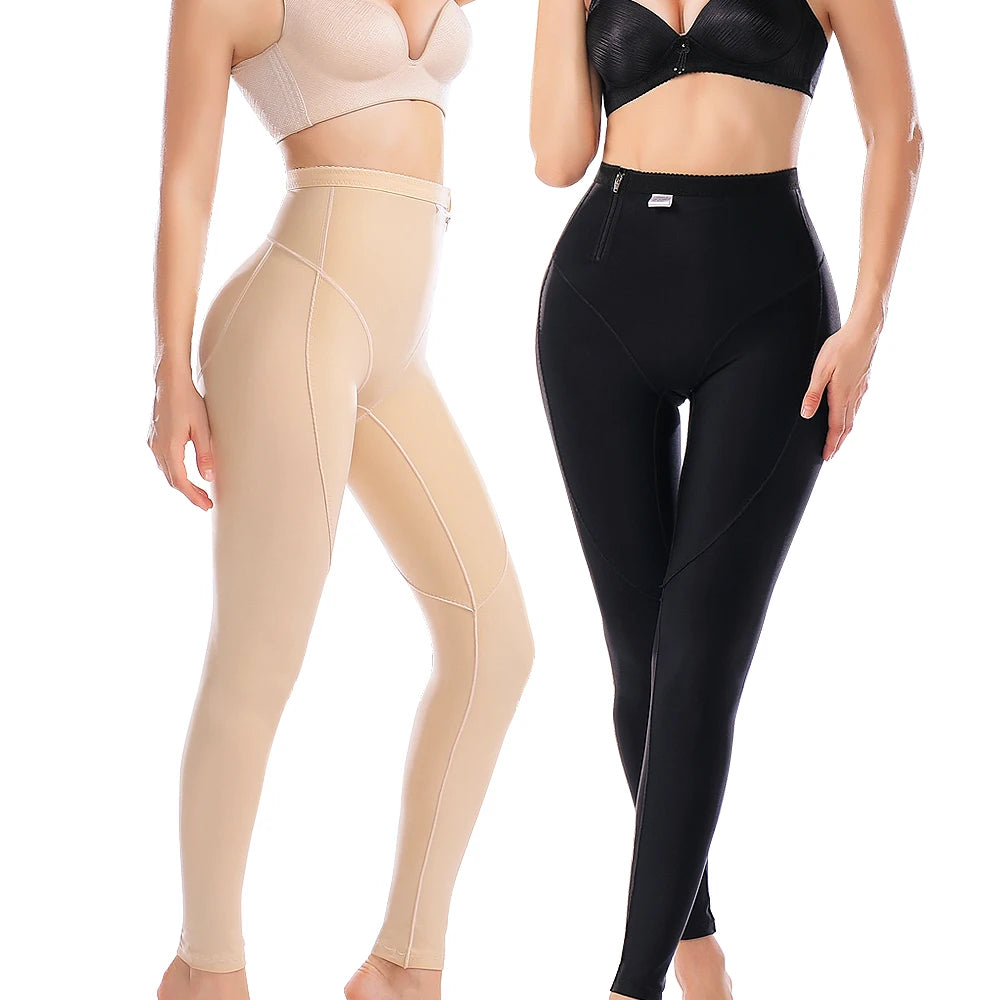 Medical Special Side Zipper Compression Postoperative Body Shapewear Post Surgical Liposuction Thigh Shaper Pants