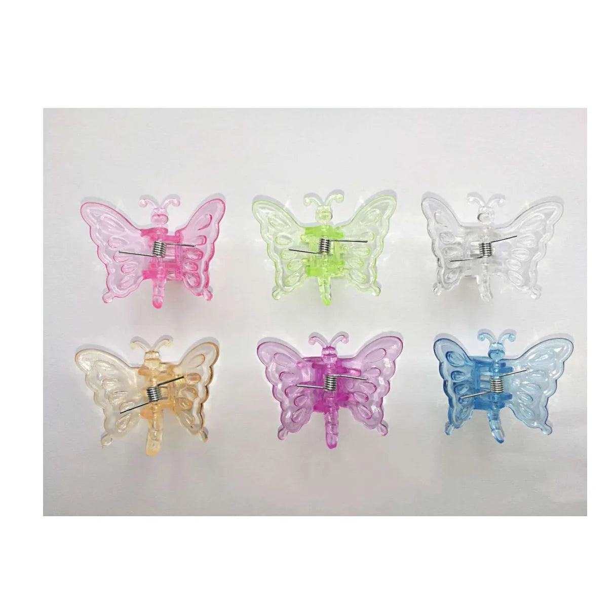 Garden Support Butterfly Shape Transparent Plant Orchid Clips Indoor Outdoor Orchid Plastic Plant Climbing Clips