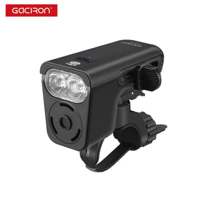 Gaciron Rechargeable Multifunction 2 in 1 Bike Light 400 Lumens Bike Horn Bicycle Front Lamp Bike Horn Light