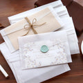 Wholesale Transparent Envelope Vintage Letter Wedding Invitation Clear Paper Translucent Envelopes for Ticket Card