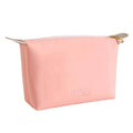 Portable Travel Candy Color Dumpling Shape Folding Makeup Bag Women Waterproof Matte PU Toiletry Cosmetic Bag
