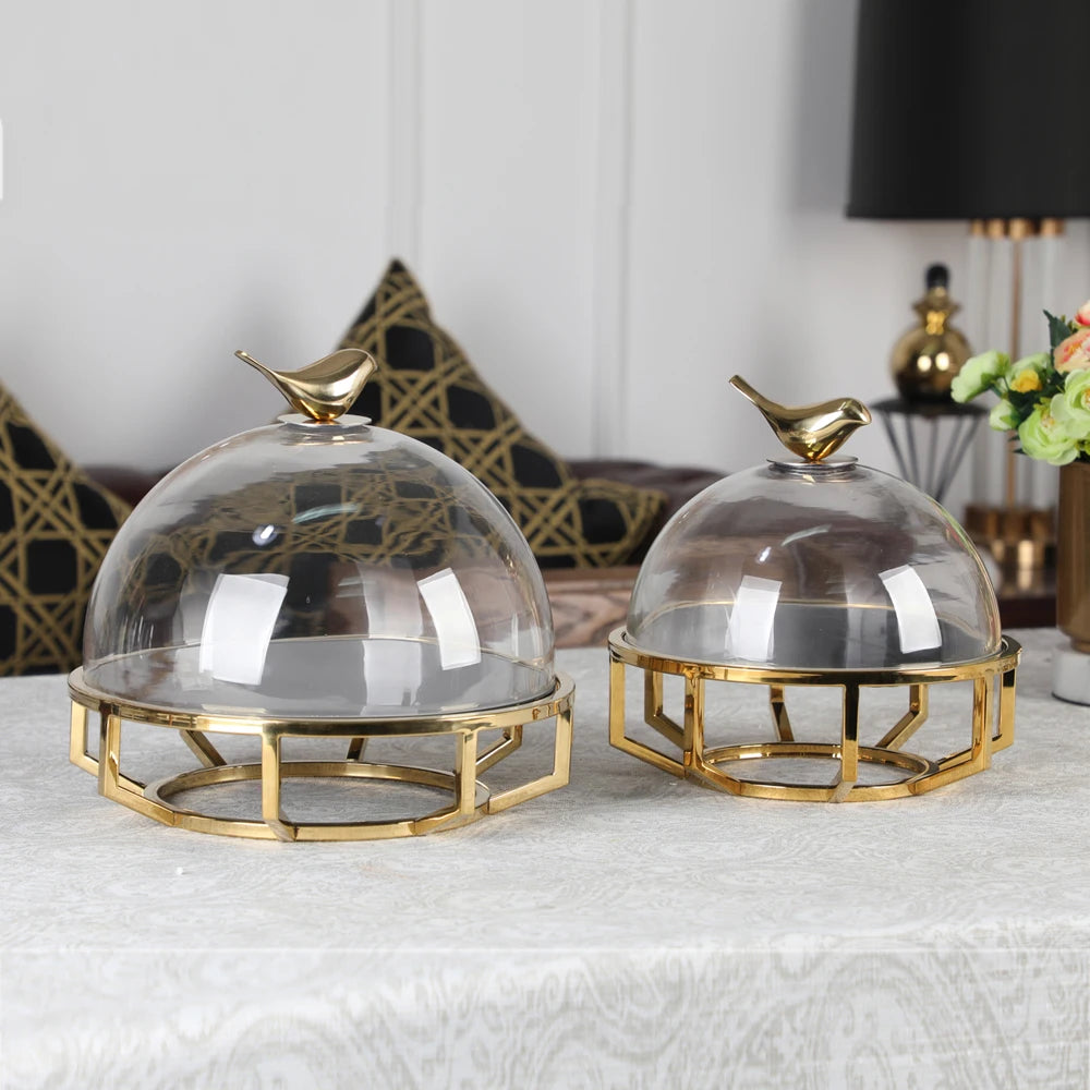 Modern Wedding Centerpieces Luxury Decoration Display Stand Dessert Cake Plate