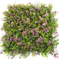 Outdoor UV Resistant Artificial Plant Wall Panel with Realistic Mixed Foliage Artificial Vertical Garden for Wall Decoration