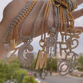 Hip Hop Cubic Zircon Letters Custom Alphabet Name Pendant Necklaces Iced Out Cursive Initials Necklace for Women Jewelry MegaBDM