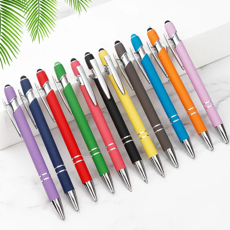 Bulk Custom Logo Metal Pen Factory Price Colorful Ballpoint Pens for Promotional Advertising