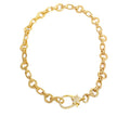 SY Wholesale Link Chain Stainless Steel With Zircons Women Choker Sweater Necklaces Jewelry
