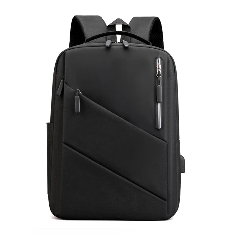 Best 19 Inch Reflective Black Mens Oxford Casual Business Backpack Laptop Gym