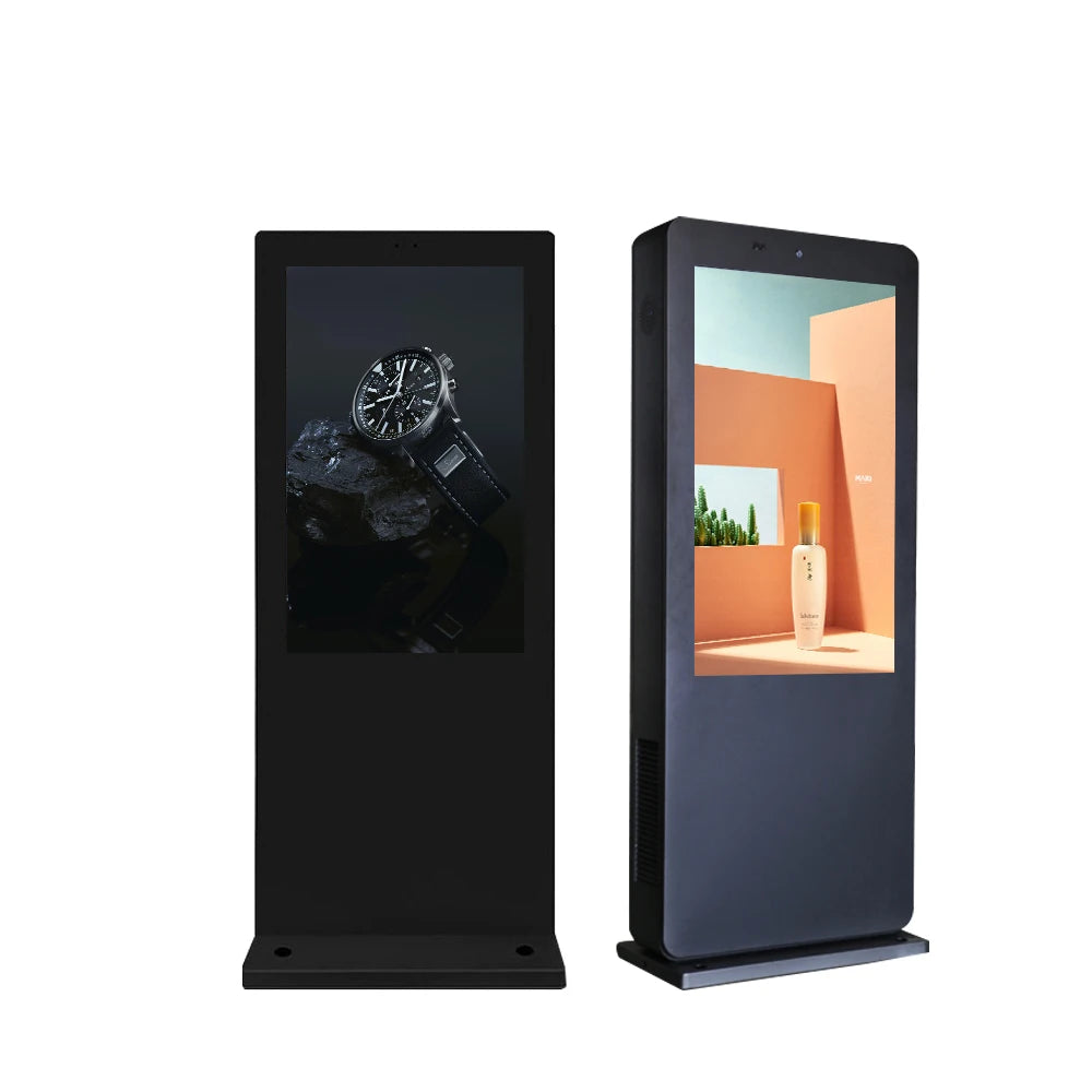 Outdoor IP65 55-Inch Touch Screen LCD Digital Signage Kiosk Waterproof Floor Standing Advertising Equipment