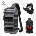 Ozuko 9738 Versatile Crossbody Sling Water-Resistant Material Comfortable Back Panel Perfect for Daily Carry Travel and Riding