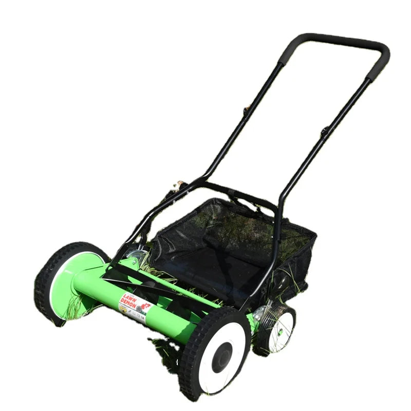 20 Inches Hand Push Reel Mower With Clippings Bag