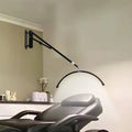 Newest Wall Mounted Half Moon Lamp for Barbershop Photographic Fill Light LED Beauty Ceiling Light for Eyelash Nail Tattoo Salon