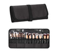 Gelory Wholesale Makeup Brush Set Organizer Rolling Cosmetic Pouch Custom Logo Travel Makeup Brushes Roll up Bag