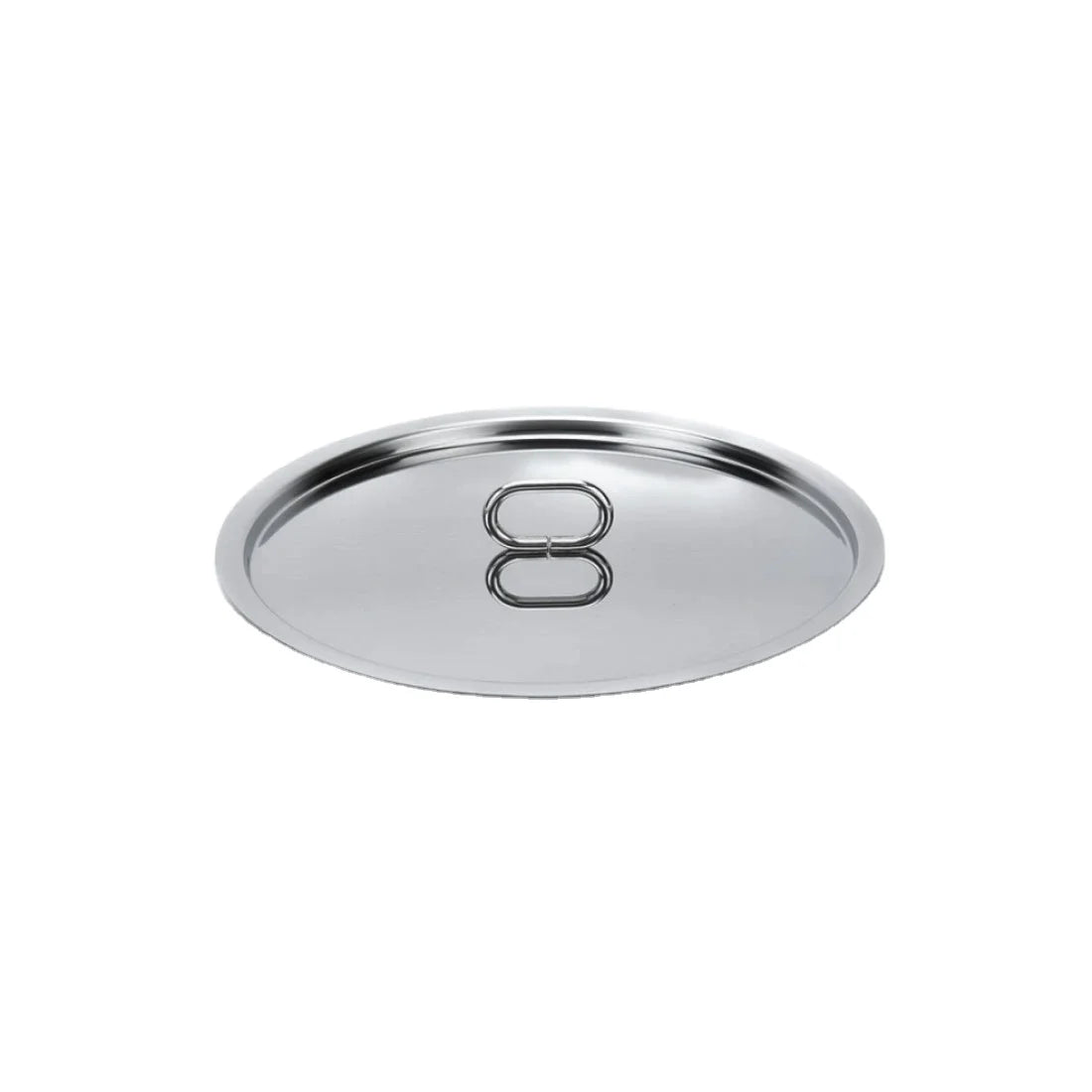 Eco-Friendly AISI 430 Stainless Steel Mirror Polished Cookware 22 cm Diameter Pots Pans Wire Knob Lid Universal Cover Parts
