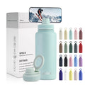 Custom Logo Camping Travel Outdoor Stainless Steel Water Bottle BPA Free Sports Gym Insulated Water Bottle