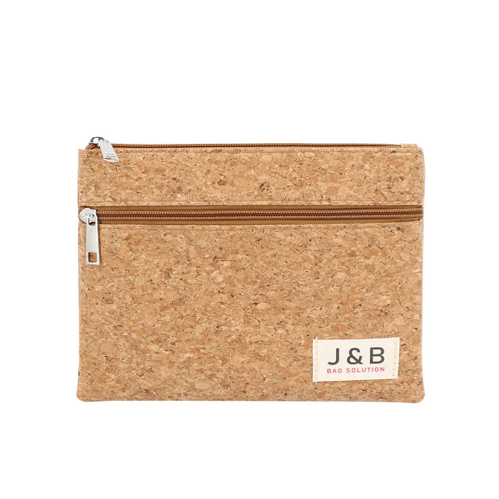New Listing Natural Cork Bag Wholesale Eco Zipper Pouch Bag with Private Label Factory Custom Unique Gift Bags