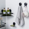 TAILI Vacuum Suction Cup Plastic Wall Mounted Hooks Hanger Clear Heavy Duty Shower Suction Cups Vacuum Hooks for Bathroom Hook