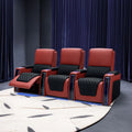 Modern Luxury VIP Electric Cinema Leather Recliner Sofa Set Extendable Living Room Home Theater Sofa with Cup Holder