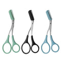 Wholesale Eyebrow Scissor Plastic Handle Makeup Personal Care Tools Scissors with Comb