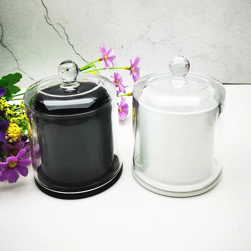 Wholesale 4oz 8oz 16oz Empty Glass Candle Jar for Candle Making Home Decor House Fragrance Perfume for Valentine's Day