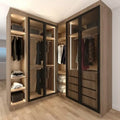 Customized Wardrobe Walk In Closet New Design House Walk In Closet