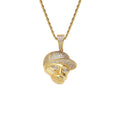 CN349  Brass Setting CZ Pendants Hip Hop Necklace Iced Out Jewelry