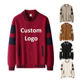Wholesale Blank Custom Logo Unisex Racer Jacket Waterproof Breathable Autumn Casual Cotton Polyester