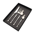 Gold Flatware Set Royal Cutlery Flatware Stainless Steel Cutlery with Storage Box