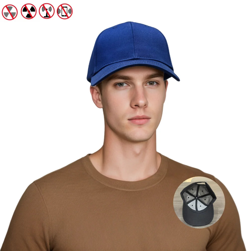 99.99% Effective EMF Protection Anti-Radiation Baseball Cap with 100% Silver Fiber Fabric