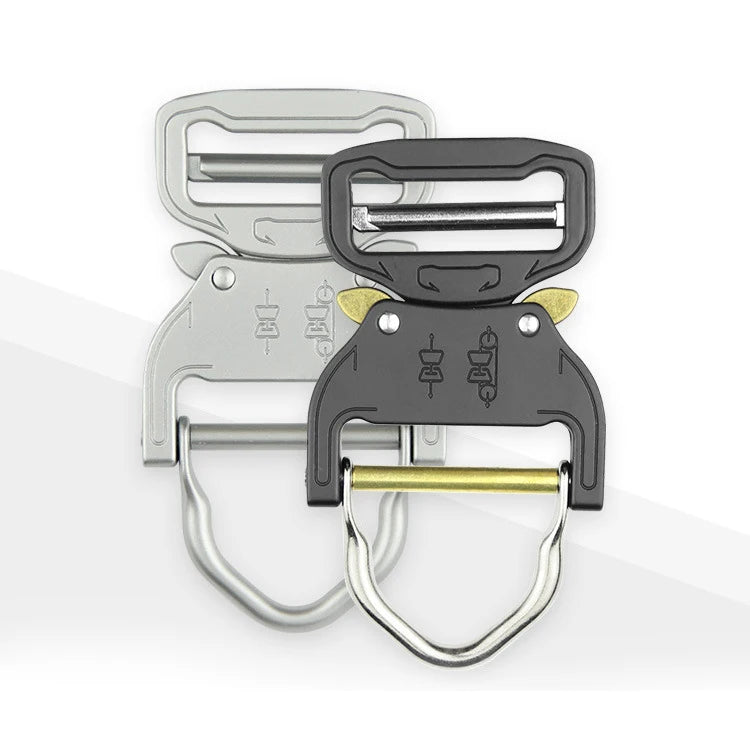 Adjustable 26mm 39mm 45mm 50mm  Sliding Buckle Tactical Quick Release Buckle With D-ring Metal Buckle Manufacturer