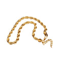Fenyi Wholesale Stainless Steel Jewelry Fashion Retro Thick Twist Hip-hop Gold-plated Neutral Necklace for Men and Women