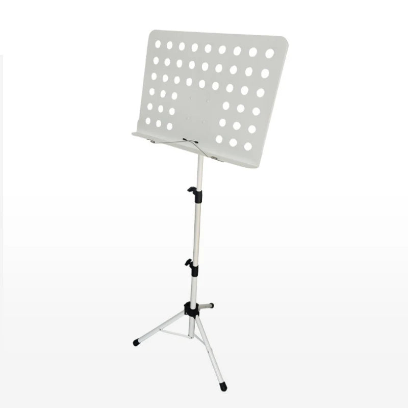 New Designed Factory High Quality White Color Adjustable Music Note Stand Little Music Stand
