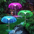 Solar Garden Jellyfish Light IP65 Rated Outdoor LED Ground Mounted Lawn Light with High CRI 90 and 50000 Hours