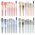 8PCS Custom Mini Makeup Brushes Set Professional Soft Fiber Brush With a Bag Portable Foundation Eyeshadow Concealer Brush