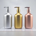 500ml Large Capacity Rose Gold/gold/silver Lotion Bottle Perfume Cosmetic Plastic Bottle Shampoo Hotel Luxury  Bottle