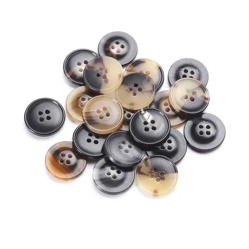 Custom Eco-Friendly 4-Hole Recycled Suit Buttons Sustainable and Eco-Friendly for Clothing