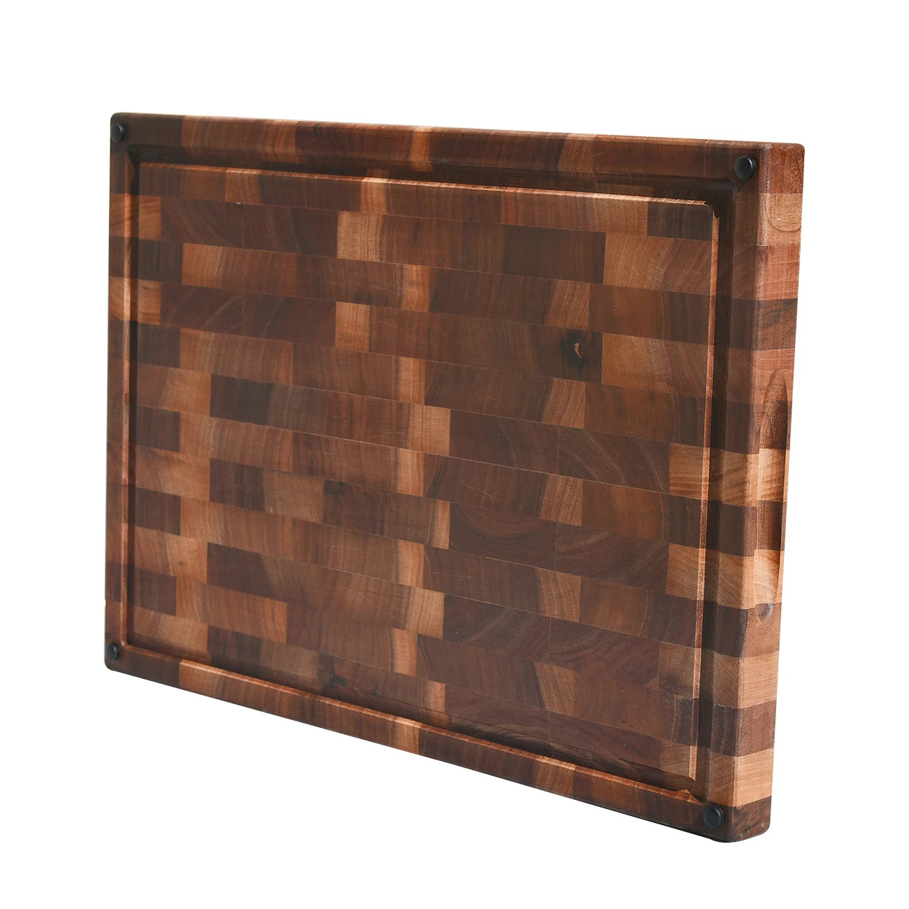 Black Walnut End Grain Walnut Cutting Board Walnut Cut Board for Kitchen with Juice Groove Live Edge Cutting Board