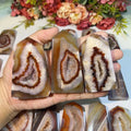 Kindfull Wholesale Natural Carnelian Druzy Tower Healing Crystal Quartz Tower Wand for Decoration