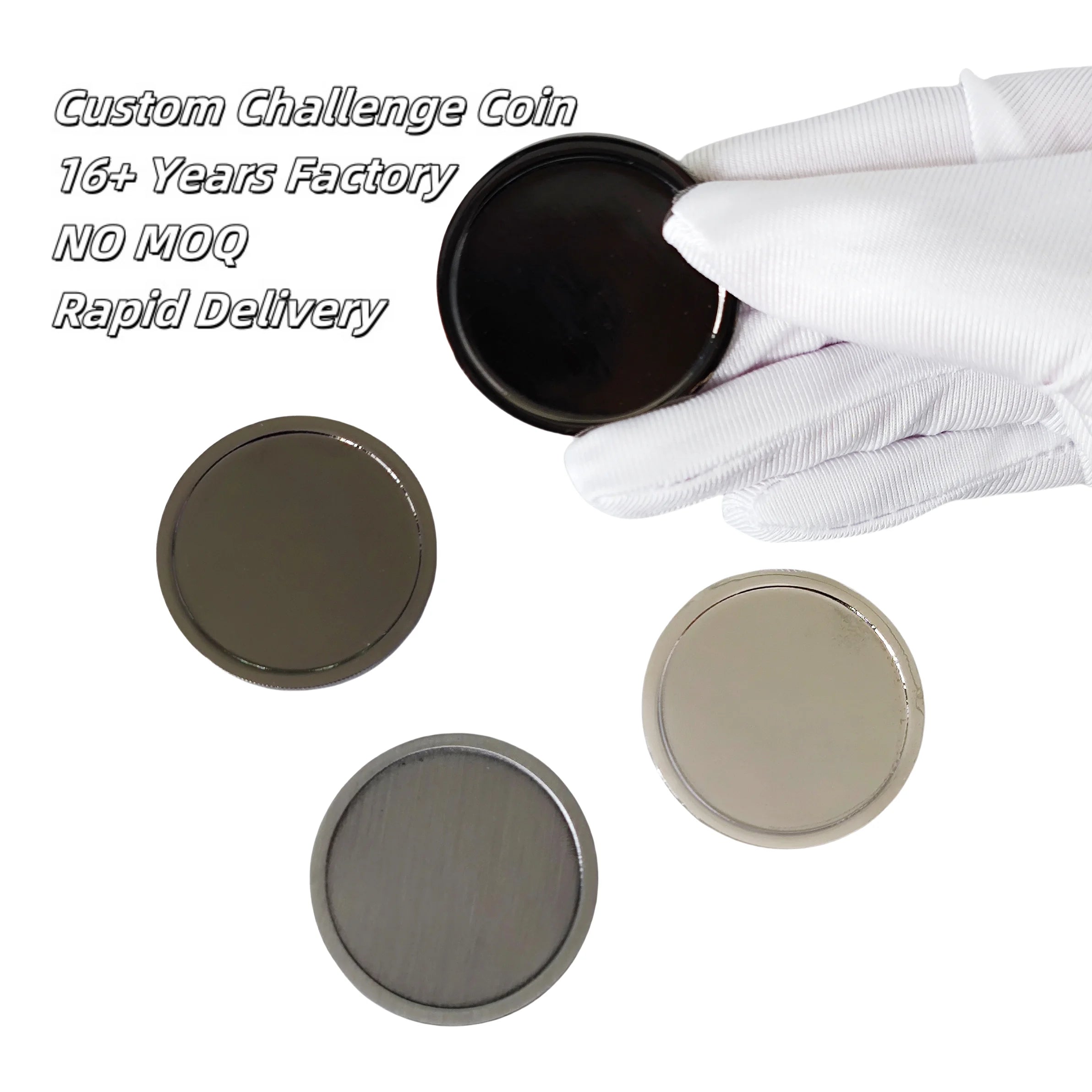 Custom 40Mm 50Mm Stainless Steel Zinc Alloy Brass Casting Die Cutting Printing Gold Silver Double-Sided Blank Challenge Coin
