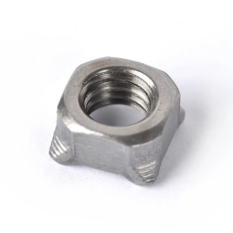 In Stock Carbon Steel Din928 High Strength Carbon Steel T Weld Nut Welding Square Nut