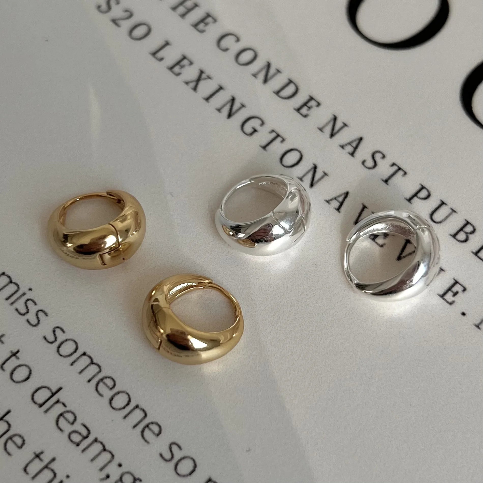 The Modern Classic Huggie 925 Sterling Silver Everyday Hoops Hypoallergenic High Polish & Effortless Chic