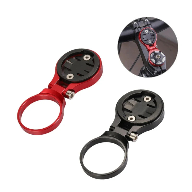 Adjustable Bicycle Computer Stem Mount Holder with Speedometer Stopwatch Garmin Bryton Cateye Support Stand MTB Accessories